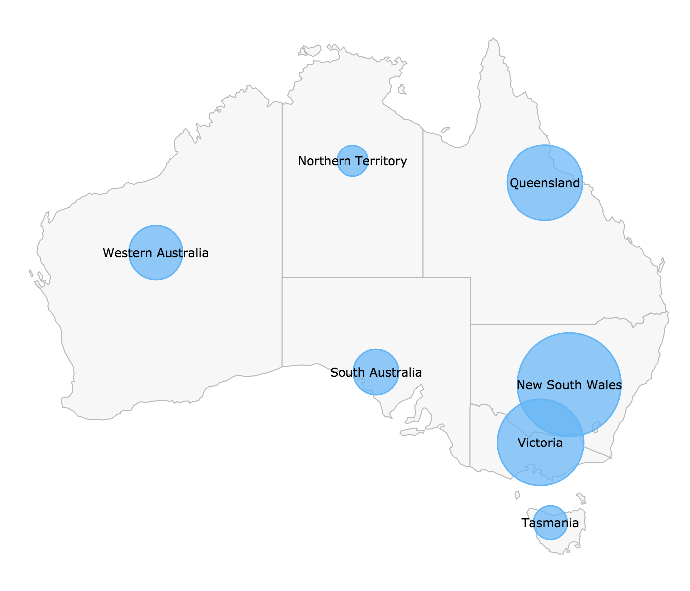 Bubble/Proportion Maps} Bubble/Proportion Maps} | Robust JavaScript/HTML5 charts | AnyChart