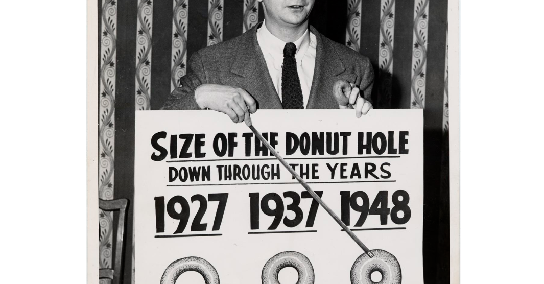 Size of the donut hole (vintage chart)