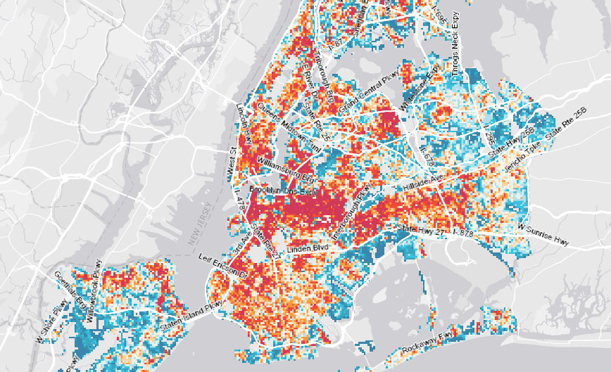 DataViz Weekly: an interactive map of NYC buildings in the Atlas of ReUrbanism