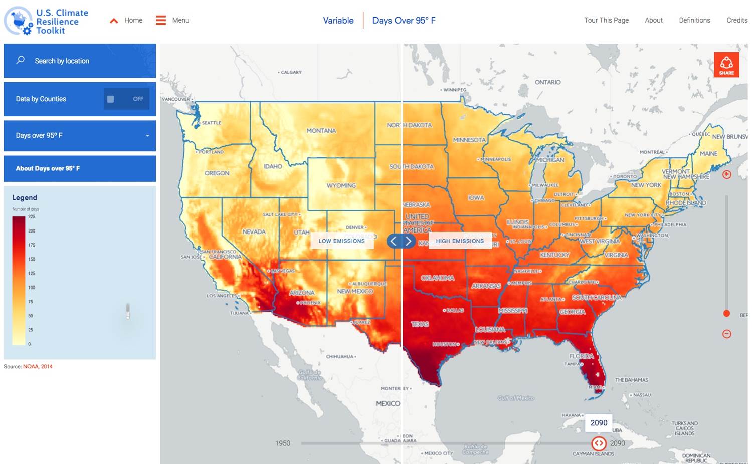 Climate Explorer: Best Data Visualization Examples for Local Climate Trends