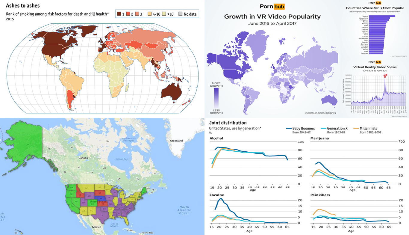 Cool Data Visualizations of the Week: Drugs and Porn Charts Edition