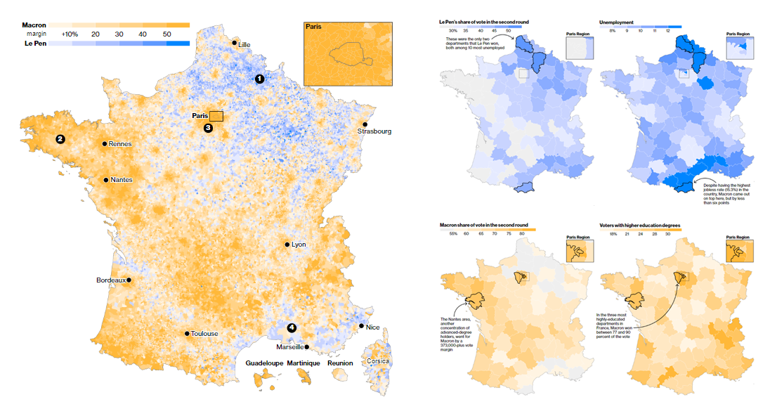lection Data is Beautiful: Maps Showing Why Macron Beat LePen