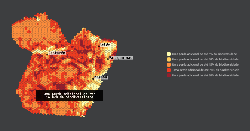 Visualizing Degradation in Brazilian Amazon Rainforest