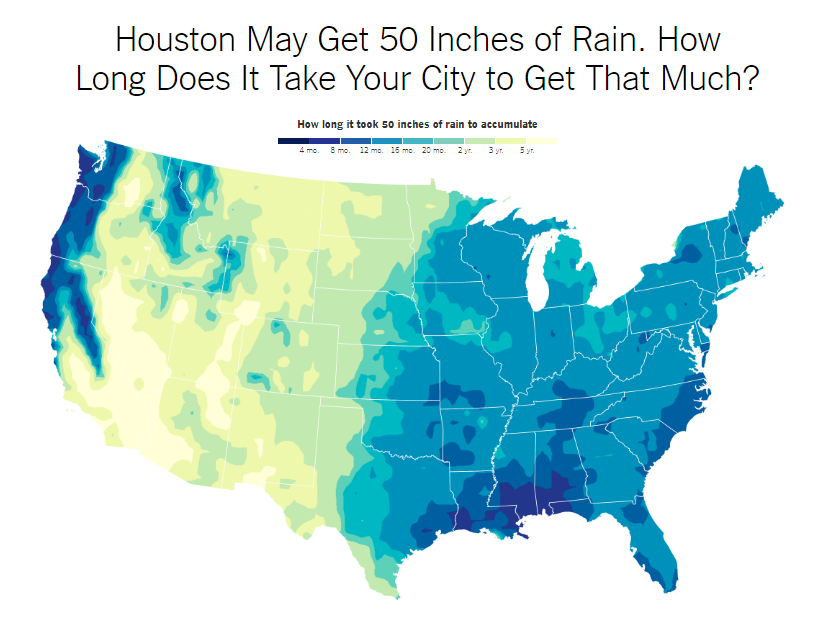 Houston's 50 Inches of Rain: How Much Is It?
