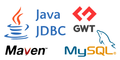 Java GWT charts with AnyChart data visualization solutions using Maven, JDBC. MySQL