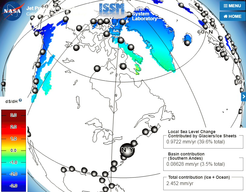 NASA’s Global Simulator Map Highlighting Which Melting Glaciers Could Drown Your City in Future