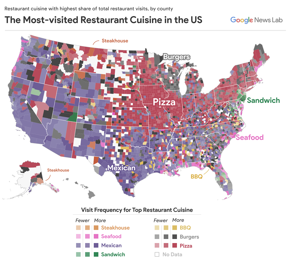 America's Restaurant Preferences and Cuisine Capitals