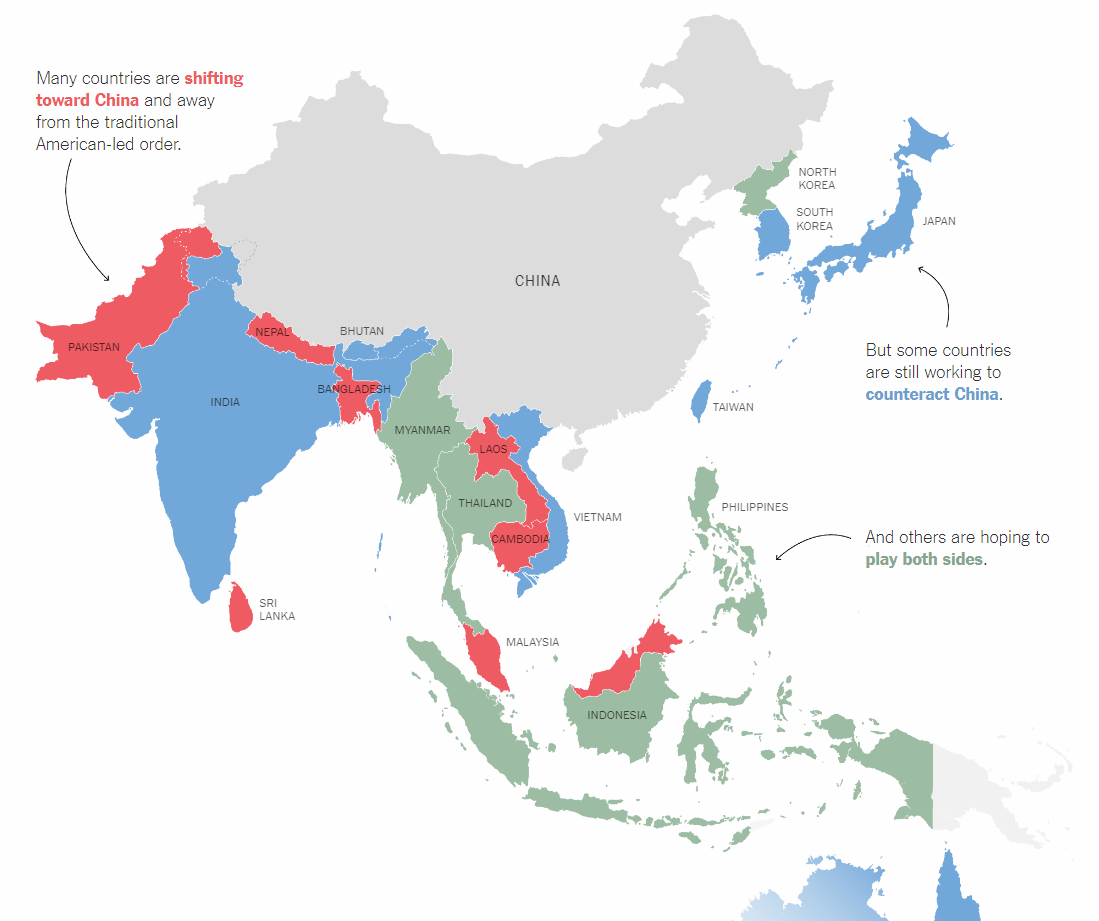 China-US Rivalry for Dominance in Asia