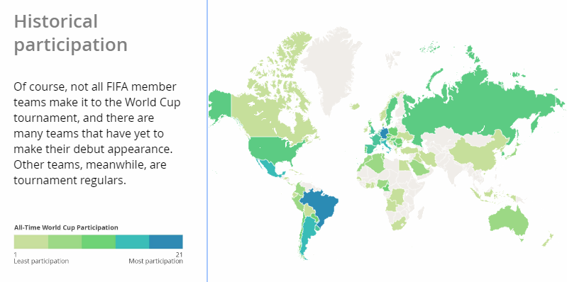 FIFA World Cup in 33 Maps