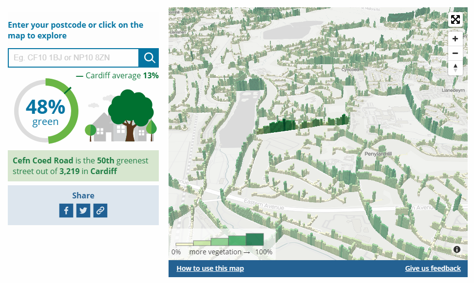 Urban Greenery in Cardiff and Newport