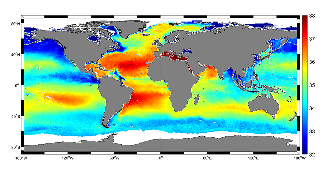 Mapping Sea-Surface Salinity