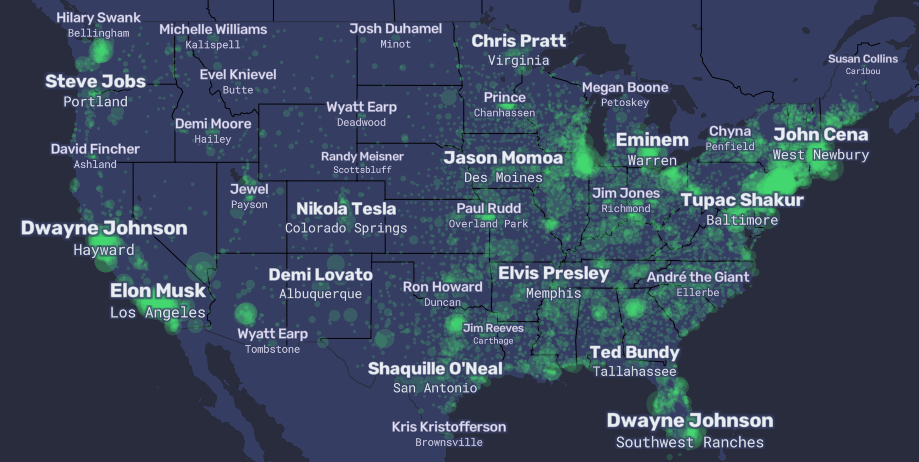 U.S. People Map