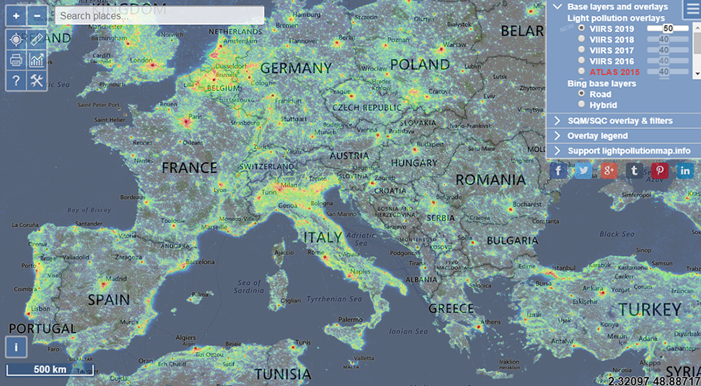 Light Pollution Worldwide