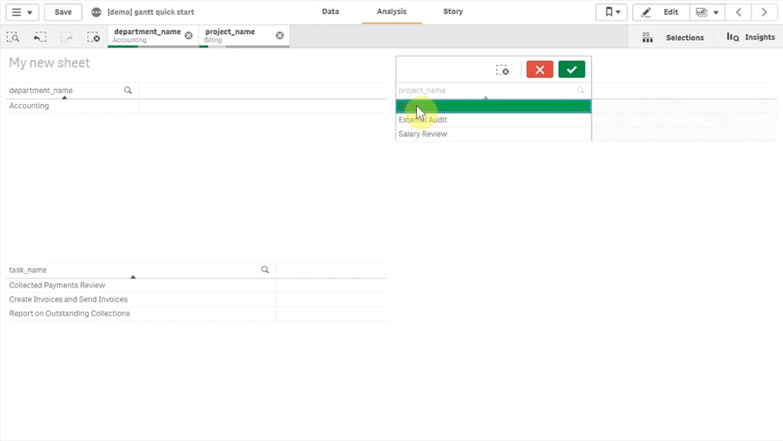 如何使用AnyGantt扩展在Qlik Sense中创建甘特图以实现智能项目数据的可视化