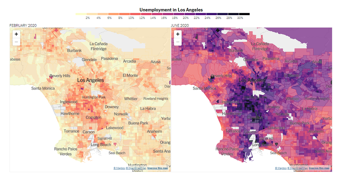 U.S. Unemployment Rates at Census Tract Level