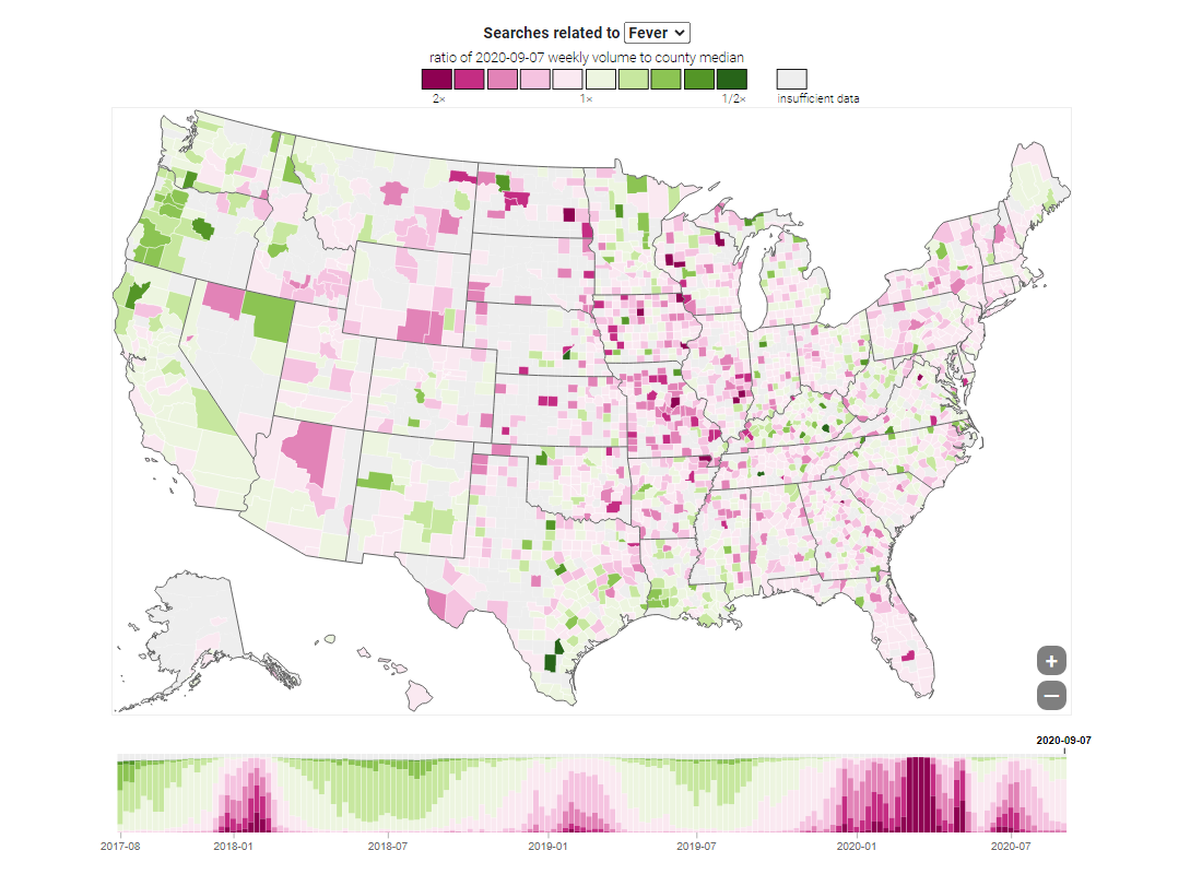 COVID-19 Symptoms Search Trends