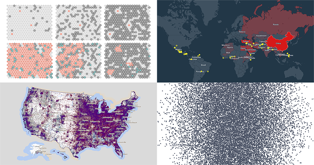 Attacks on Press, COVID-19 Deaths, Infection Simulation, and U.S. Election — DataViz Weekly
