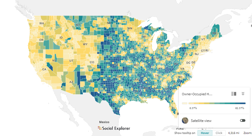 Houses Worth Less Than $100,000 and Over $1,000,000 in U.S.