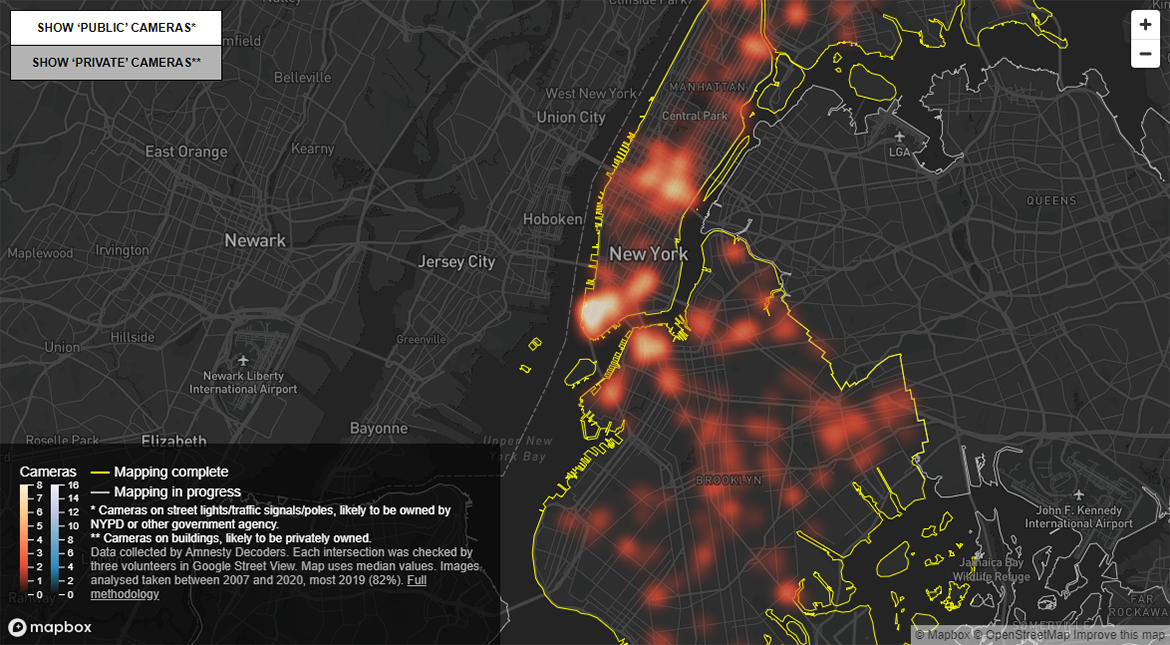 Surveillance Cameras in New York City