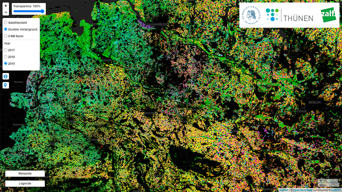 Agricultural Land Use in Germany by Crop Type