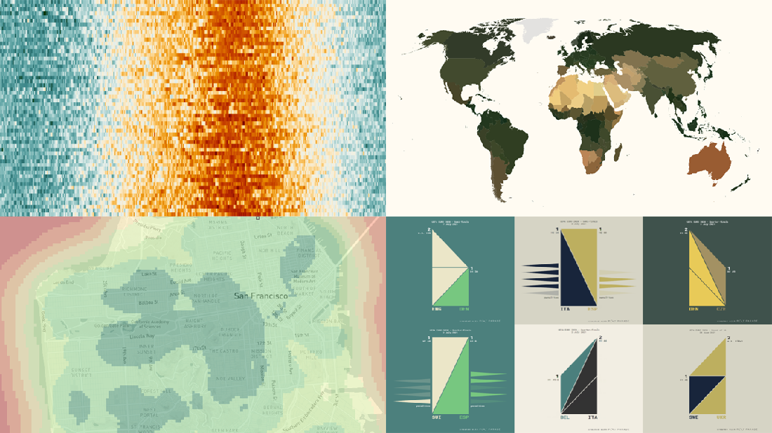 Four new amazing graphics selected for fans of data visualization in new DataViz Weekly