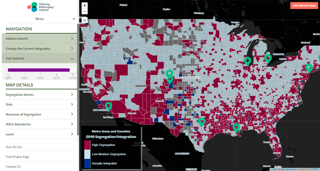 Racial Residential Segregation in America