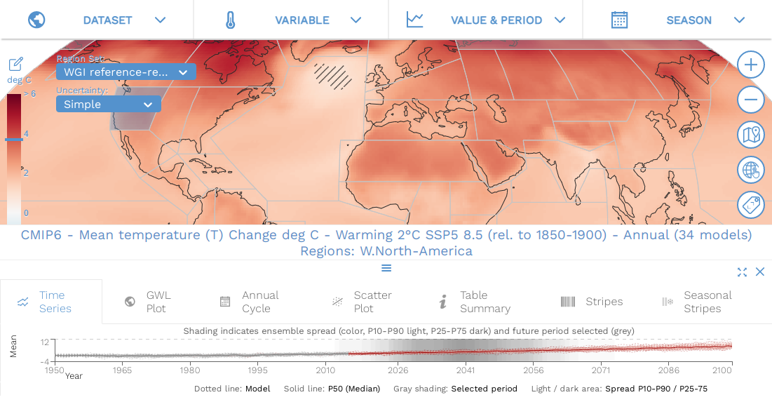 Global and Regional Climate Change Effects