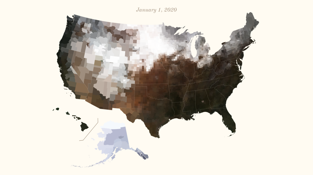 Average Seasonal Colors of United States