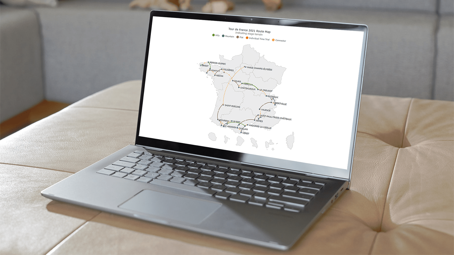 Building an Interactive Connector Map for a Web Page or App with JavaScript HTML5