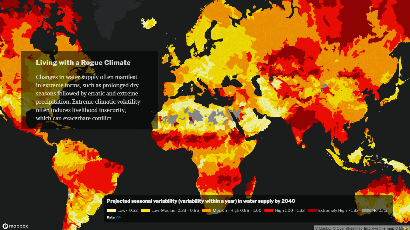 Link Between Climate Change and Violent Conflicts