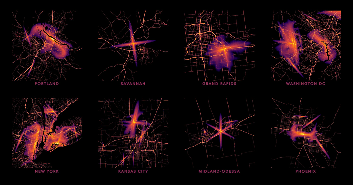 Noisiest and Brightest American Cities