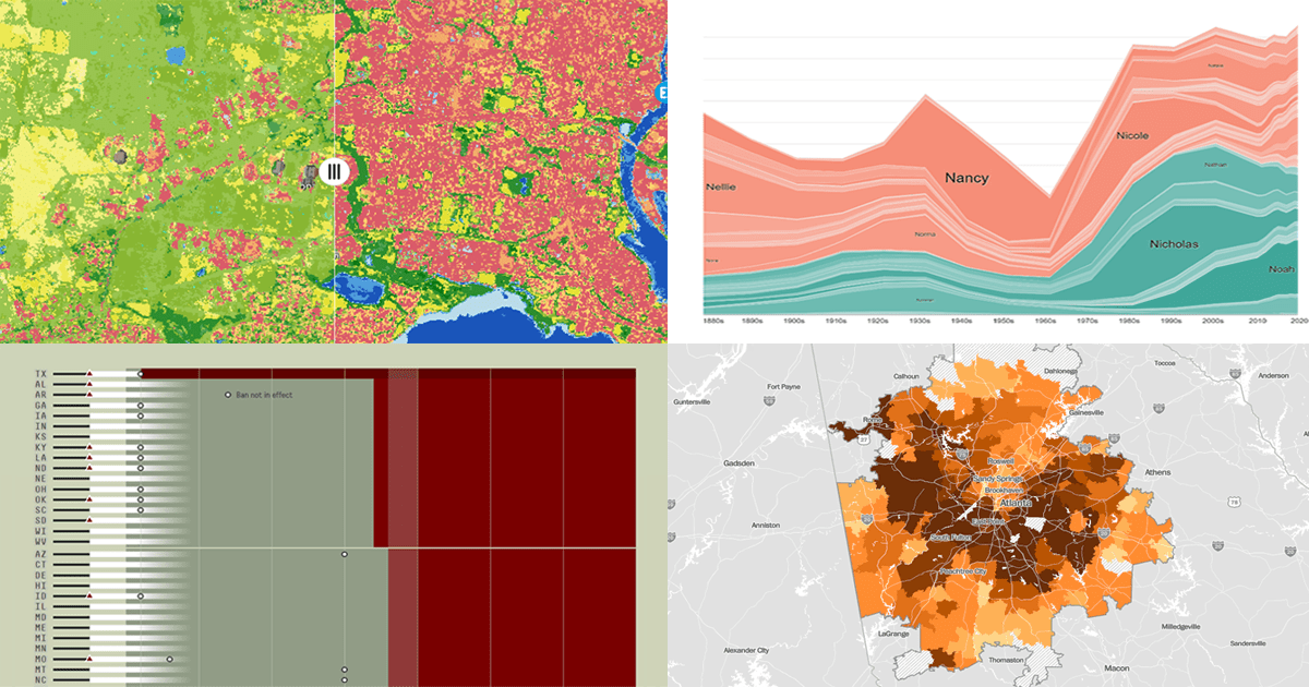 Impressive New Data Graphics on Abortions, Homes, Names, Land — DataViz Weekly