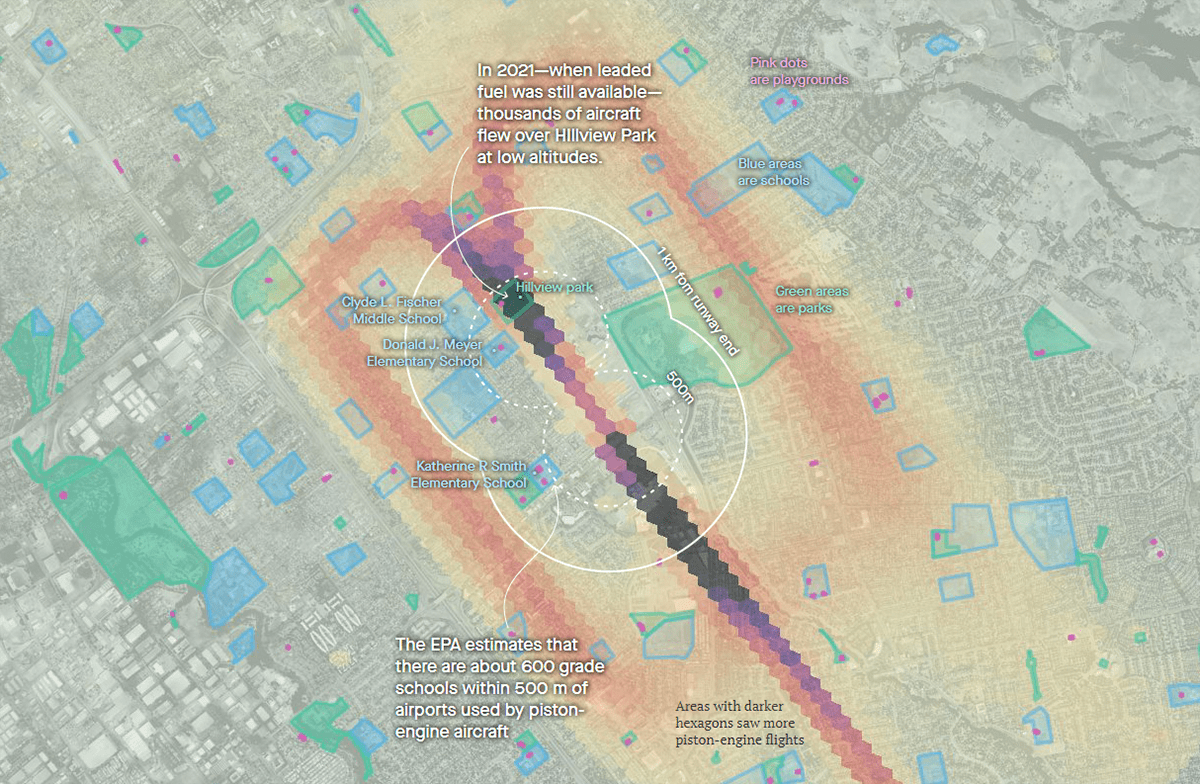 Lead Exposure Around Small Airports in America