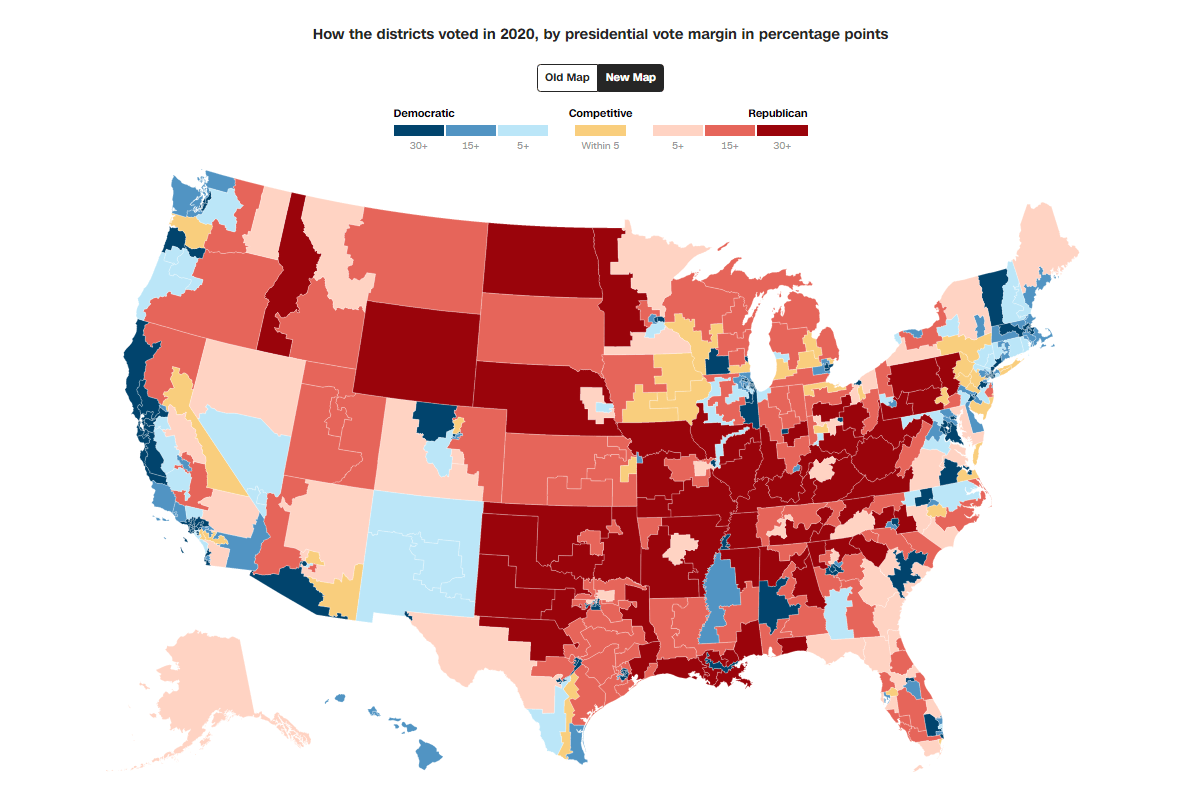 New Congressional District Boundaries