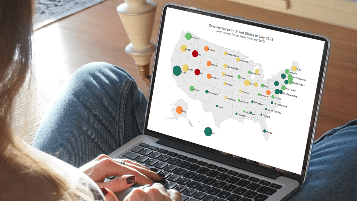 Bubble Maps in JavaScript HTML5