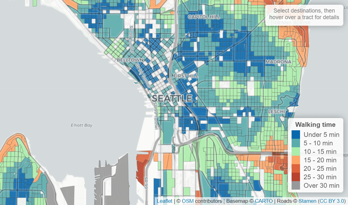 Seattle as 15-Minute City