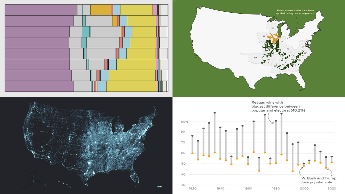 New Insightful Data Visualizations in Focus