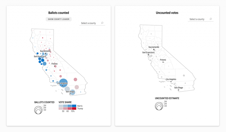 U.S. Election Maps 2024 — DataViz Weekly Special