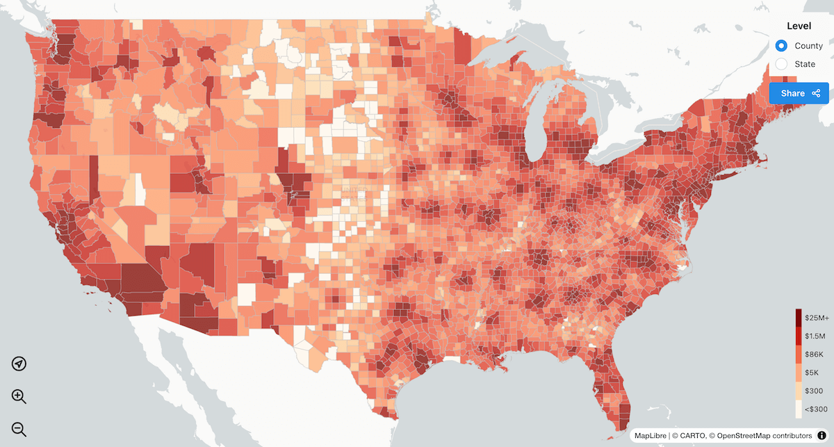 Science Funding Cuts in the United States in Data Visualization by a group of researchers