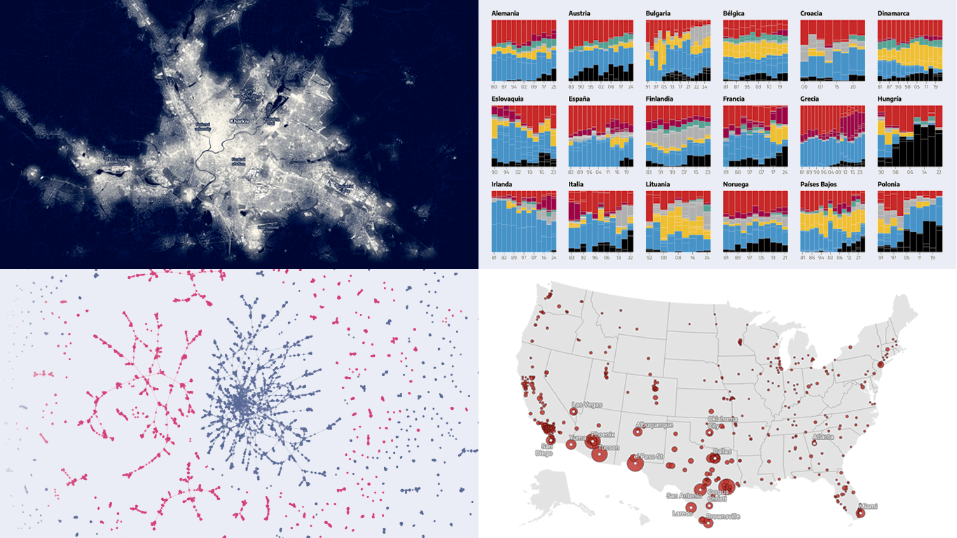 Notable New Visual Data Projects to See in DataViz Weekly