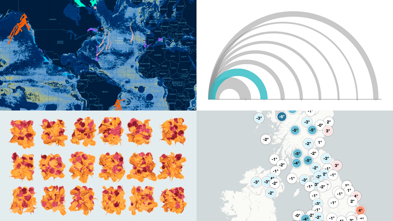 Four Projects Putting Data Visualization Power on Display and Featured in This New DataViz Weekly