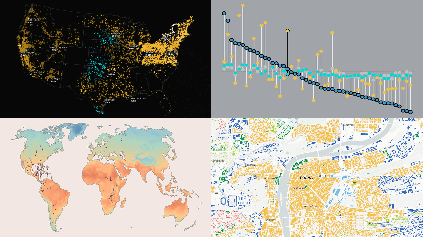 Recent Data Visualization Highlights in DataViz Weekly